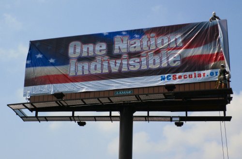 'One Nation Indivisible' Billboard