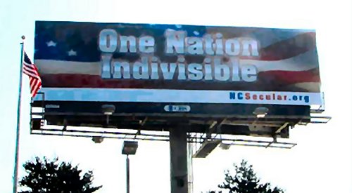 'One Nation Indivisible' Billboard