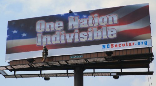 'One Nation Indivisible' Billboard restored